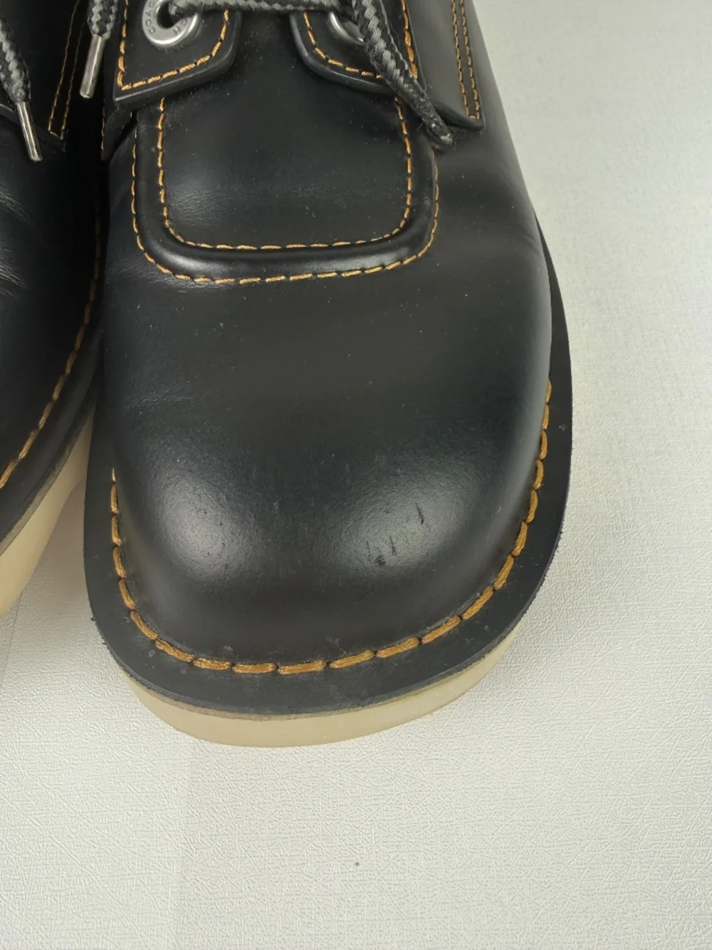 Men's Leather Vintage Coach Shoes - Picture 3 of 12